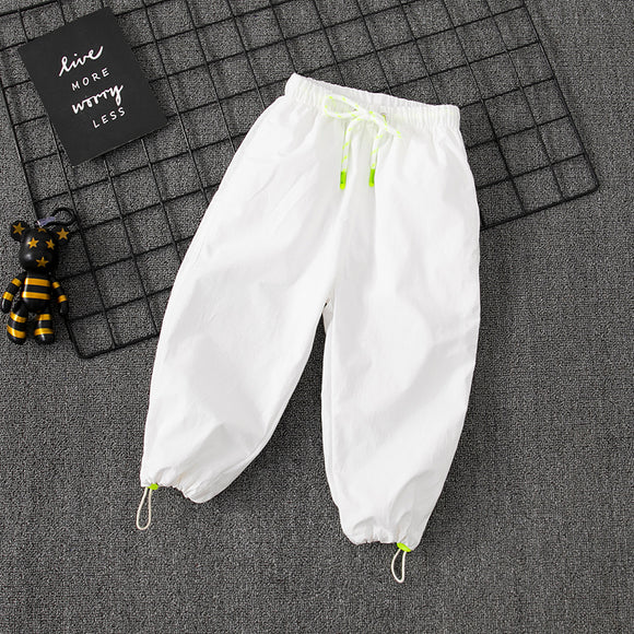 Pantalones Deportivos Niños y Niñas Estilo Coreano Cintura Alta Sueltos