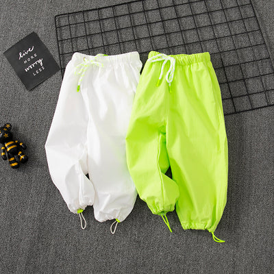 Pantalones Deportivos Niños y Niñas Estilo Coreano Cintura Alta Sueltos - Image 3