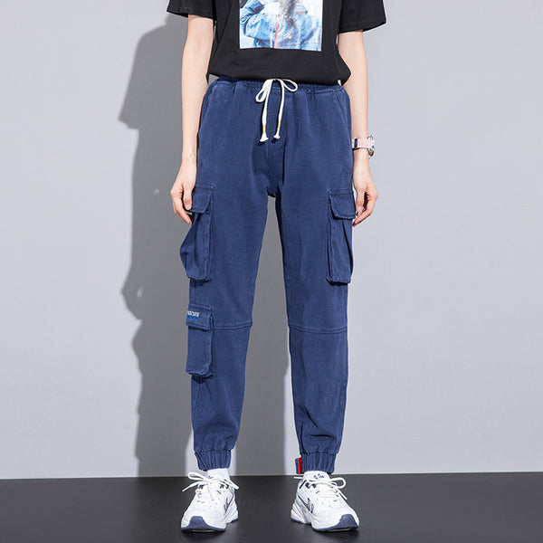 Overol Capri Casual Unisex de Algodón - Estilo Coreano Primavera