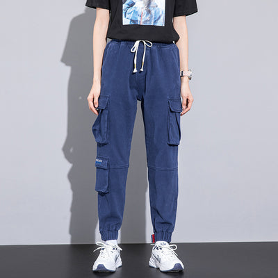 Overol Capri Casual Unisex de Algodón - Estilo Coreano Primavera
