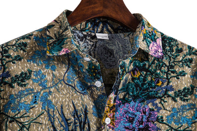 Camisa Manga Larga con Estampado para Hombre - Image 7