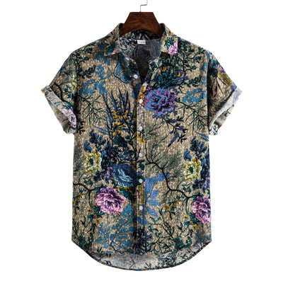 Camisa Manga Larga con Estampado para Hombre