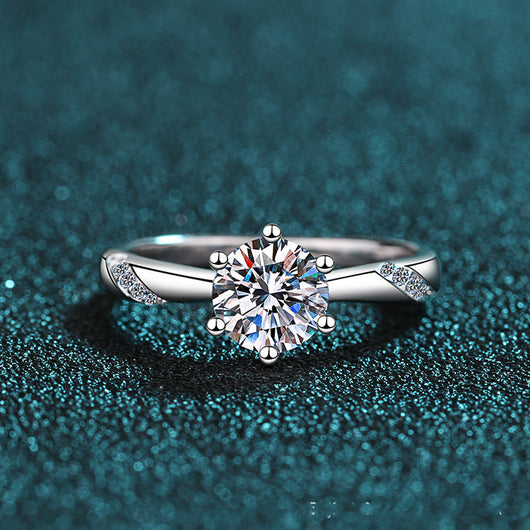 Anillo de Plata 925 Modelo Vibrato Seis Garras - Directo de Fábrica - Image 6