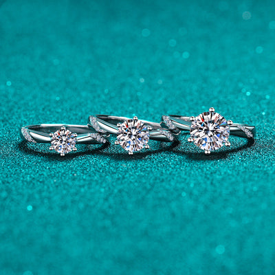 Anillo de Plata 925 Modelo Vibrato Seis Garras - Directo de Fábrica - Image 9