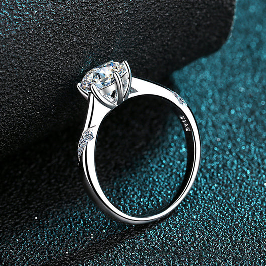 Anillo de Plata 925 Modelo Vibrato Seis Garras - Directo de Fábrica - Image 4