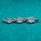 925 Sterling Plateado Vibrato Model Zhoujia Six Claw Factory Direct Supply 1carat 9