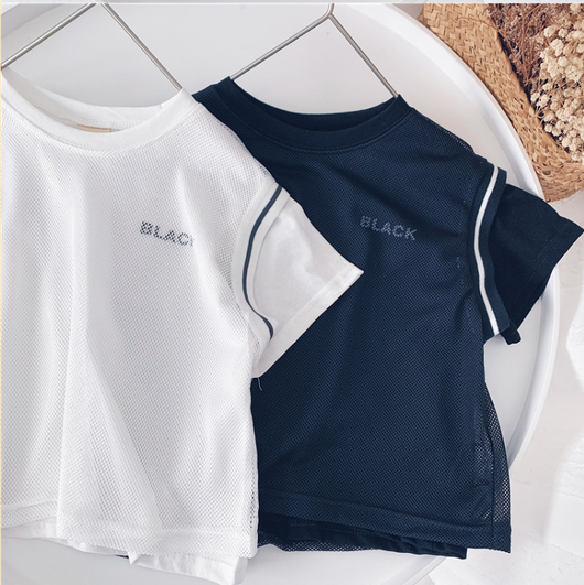 Camisetas Sueltas para Niños con Diseño de Letras y Colores Vibrantes - Image 8