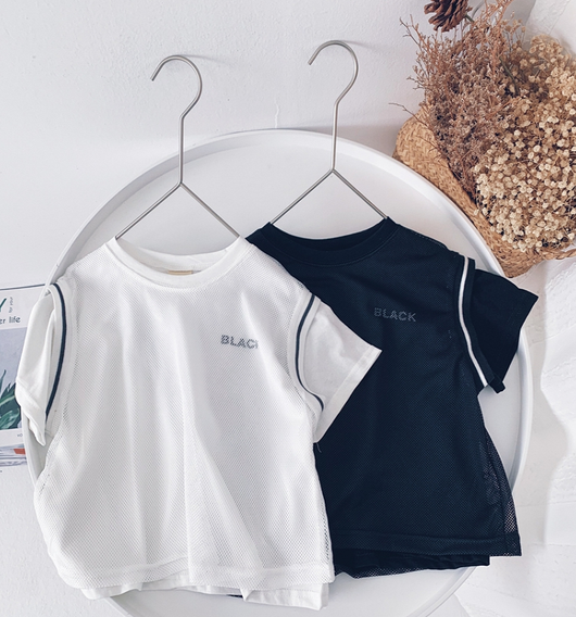 Camisetas Sueltas para Niños con Diseño de Letras y Colores Vibrantes - Image 9