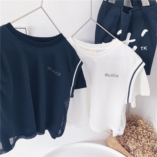 Camisetas Sueltas para Niños con Diseño de Letras y Colores Vibrantes - Image 2