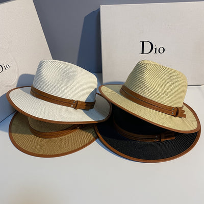 Sombrero de Paja para Playa - Gorro Protector Solar Versátil Unisex - Image 2