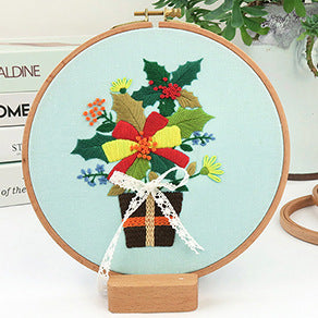 Kit de Bordado Navideño 3D para Principiantes - Manualidad Creativa Completa - Image 18