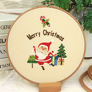 Kit de Bordado Navideño 3D para Principiantes - Manualidad Creativa Completa