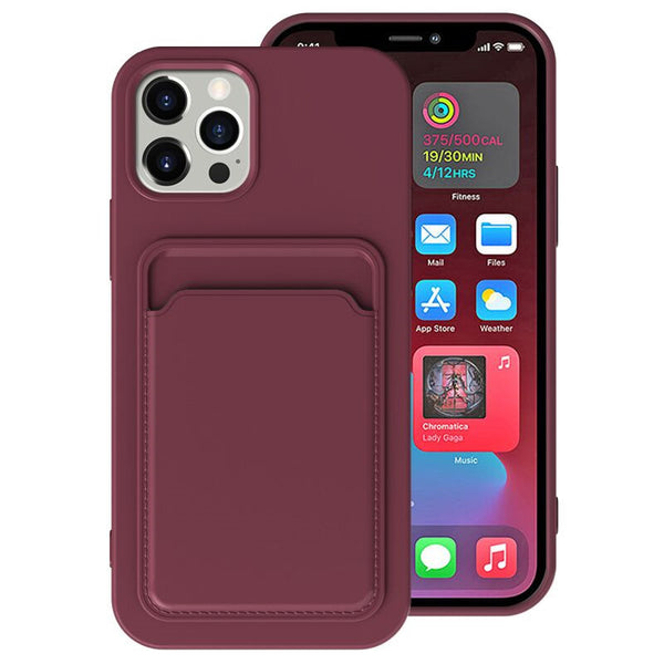Funda de Colores Pastel con Soporte para Tarjetas