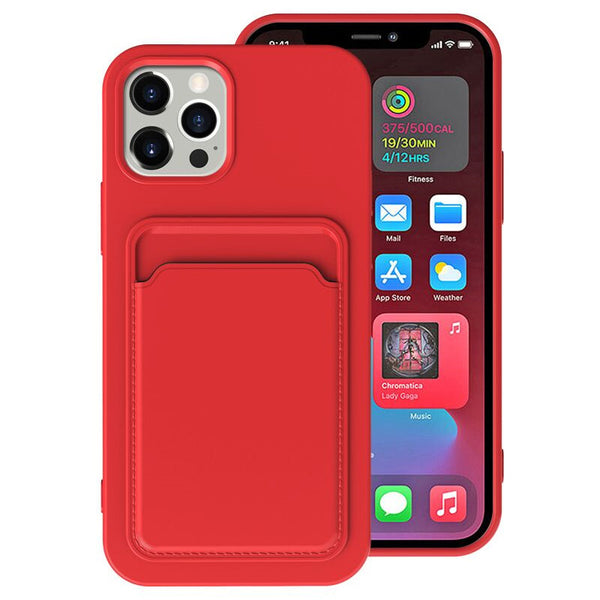 Funda de Colores Pastel con Soporte para Tarjetas