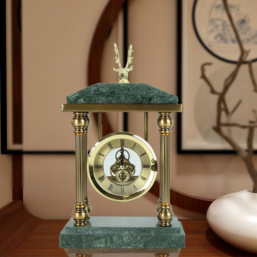 Reloj de Pie Clásico de Lujo con Ornamentación Elegante - Image 12