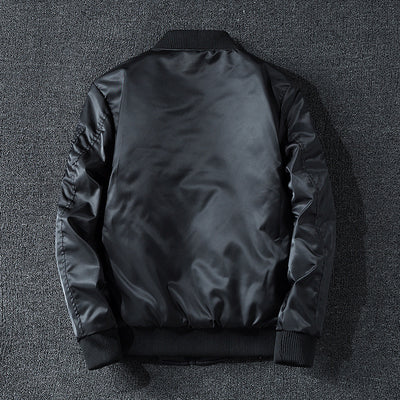 Chaqueta Bomber Estilo Aviador Militar con Cuello de Béisbol - Abrigo Invierno Grueso - Image 6