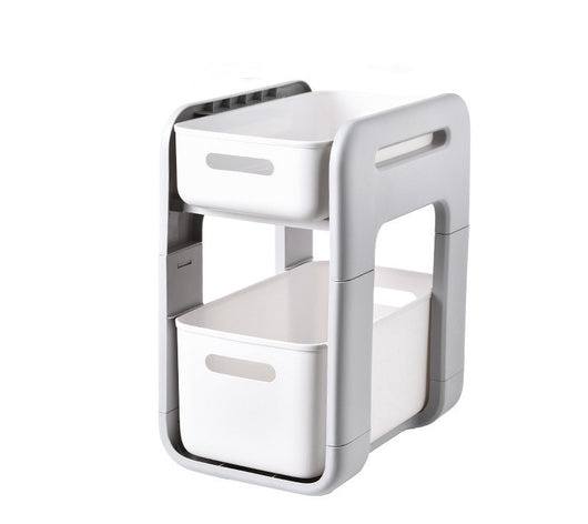 Organizador de Cocina de 2 Niveles - Armario Compacto de Almacenamiento - Image 9