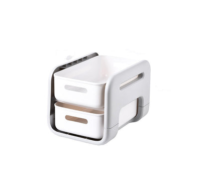 Organizador de Cocina de 2 Niveles - Armario Compacto de Almacenamiento - Image 12