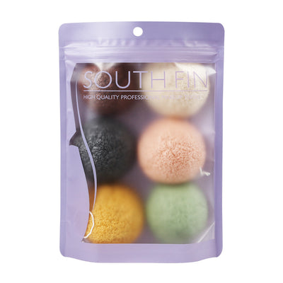 Set de 6 Discos Desmaquillantes Biodegradables de Konjac y Algodón - Image 3