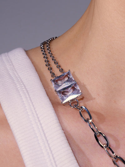 Dije de Amor Circón Cristal Chapado en Oro - Image 3