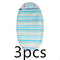Azul 80 Cm 3 Piezas