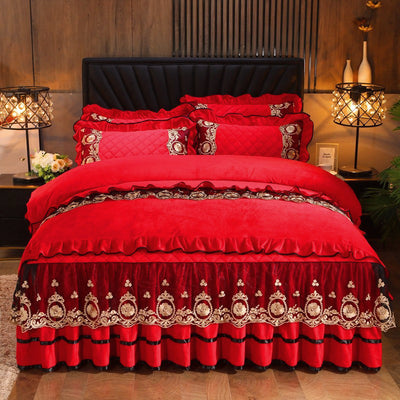 Juego de Cama Completo con Volante Decorativo y Fundas de Almohada - Image 3