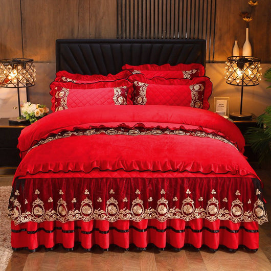 Juego de Cama Completo con Volante Decorativo y Fundas de Almohada - Image 3