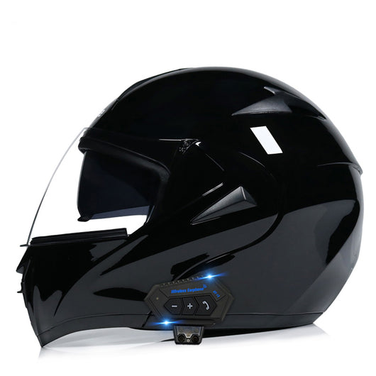 Casco Integral de Fibra de Carbono con Doble Espejo para Moto y Bicicleta Eléctrica - Image 6
