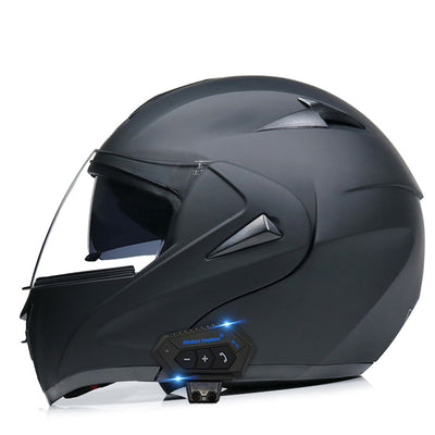 Casco Integral de Fibra de Carbono con Doble Espejo para Moto y Bicicleta Eléctrica - Image 7