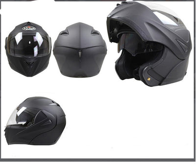 Casco Integral de Fibra de Carbono con Doble Espejo para Moto y Bicicleta Eléctrica - Image 10