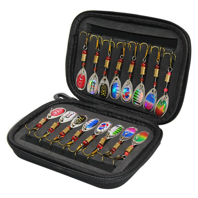 Kit de Anzuelos Giratorios con Lentejuelas Compuestas para Pesca