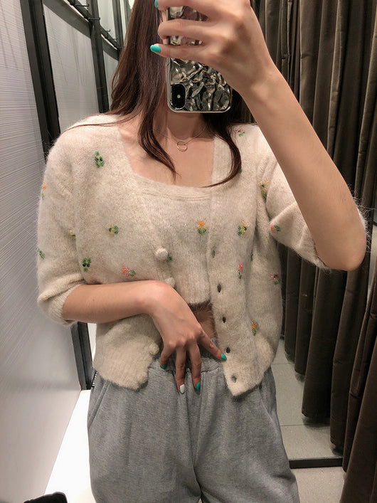Cardigan Tejido Cuello V - Suéter Versátil y Elegante - Image 11