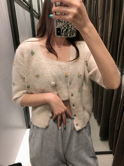 Cardigan Tejido Cuello V - Suéter Versátil y Elegante - Image 2
