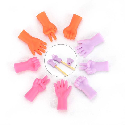 Protectores de Agujas de Tejer Rock Paper Scissors con Agarre Antideslizante - Image 2