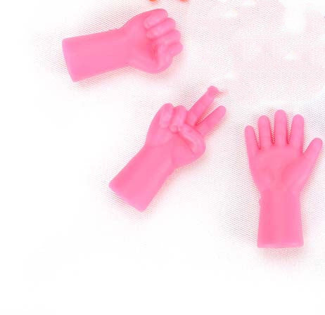 Protectores de Agujas de Tejer Rock Paper Scissors con Agarre Antideslizante - Image 4
