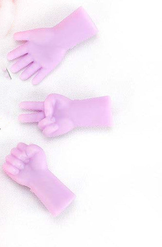 Protectores de Agujas de Tejer Rock Paper Scissors con Agarre Antideslizante - Image 5