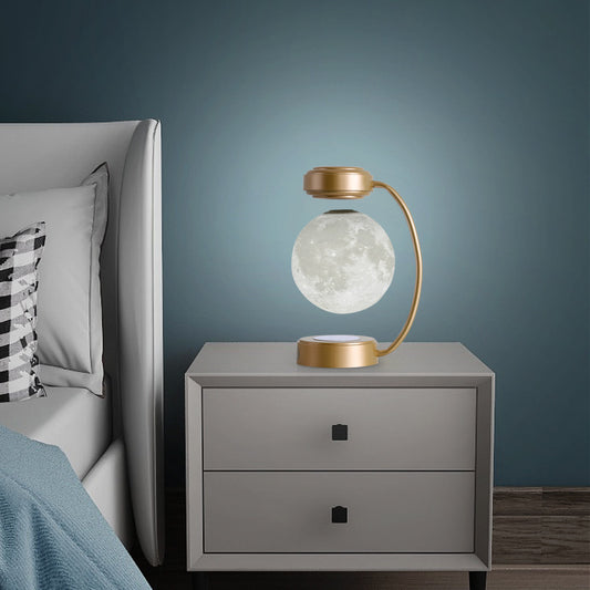 Lámpara de Luna Flotante Magnética con Diseño Creativo