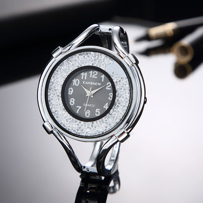 Reloj Pulsera de Moda para Dama - Acero Inoxidable con Diamantes - Image 10