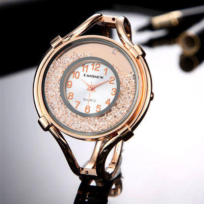 Reloj Pulsera de Moda para Dama - Acero Inoxidable con Diamantes - Image 11