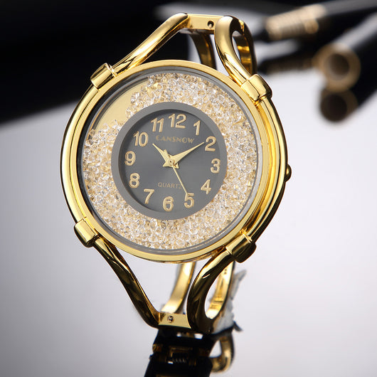 Reloj Pulsera de Moda para Dama - Acero Inoxidable con Diamantes - Image 4