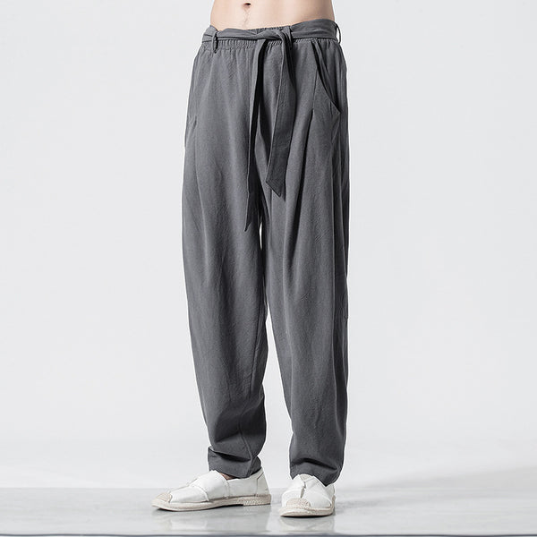 Pantalones Harem de Corte Recto