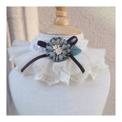 Babero Elegante con Encaje para Perros y Gatos Pequeños y Medianos - Image 10