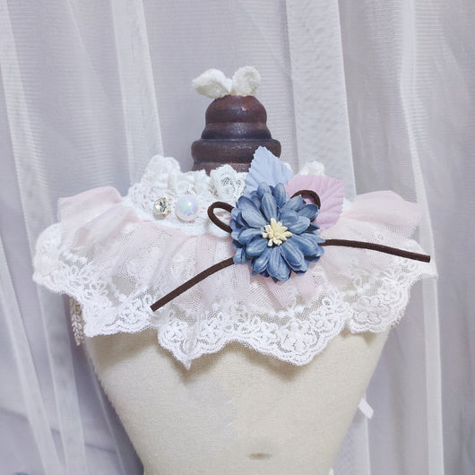 Babero Elegante con Encaje para Perros y Gatos Pequeños y Medianos - Image 3