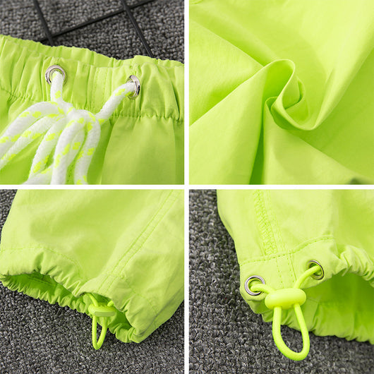 Pantalones Deportivos Niños y Niñas Estilo Coreano Cintura Alta Sueltos - Image 11