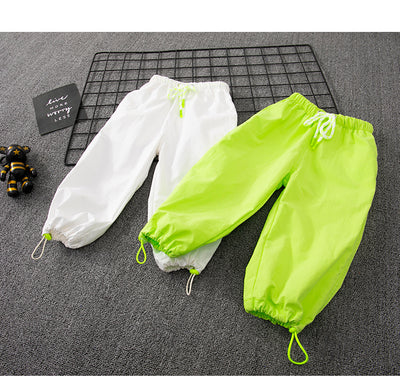 Pantalones Deportivos Niños y Niñas Estilo Coreano Cintura Alta Sueltos - Image 10