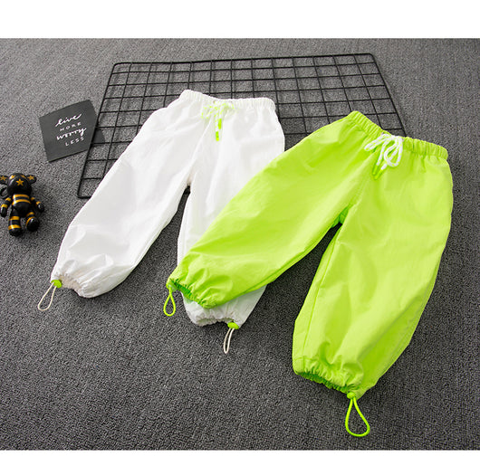 Pantalones Deportivos Niños y Niñas Estilo Coreano Cintura Alta Sueltos - Image 10