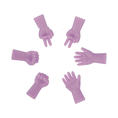 Protectores de Agujas de Tejer Rock Paper Scissors con Agarre Antideslizante - Image 6