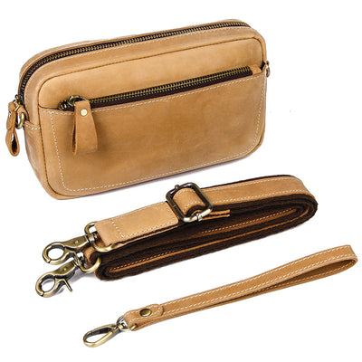 Cartera Clutch para Hombre Cuero Vintage Crazy Horse - Image 6