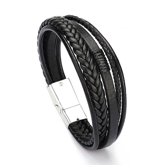 Pulsera de Cuero Genuino Clásica para Hombre - Precio Mayorista - Image 7