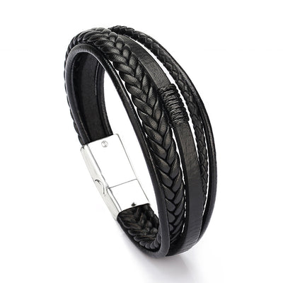 Pulsera de Cuero Genuino Clásica para Hombre - Precio Mayorista - Image 3